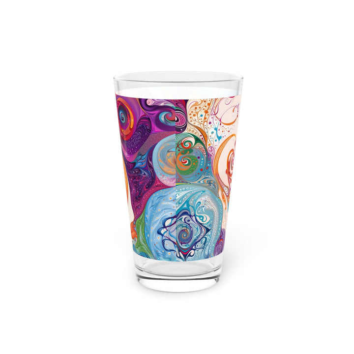 Psychedelic Spiritual Vortex - Pint Glass - Mug - g(0D·IO) - 16oz - -