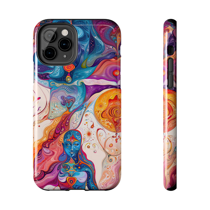 Psychedelic Spiritual Vortex - Tough Phone Case - Phone Case - g(0D·IO) - iPhone 11 Pro - -