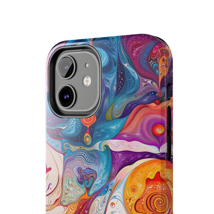 Psychedelic Spiritual Vortex - Tough Phone Case - Phone Case - g(0D·IO) - iPhone 13 Mini - -