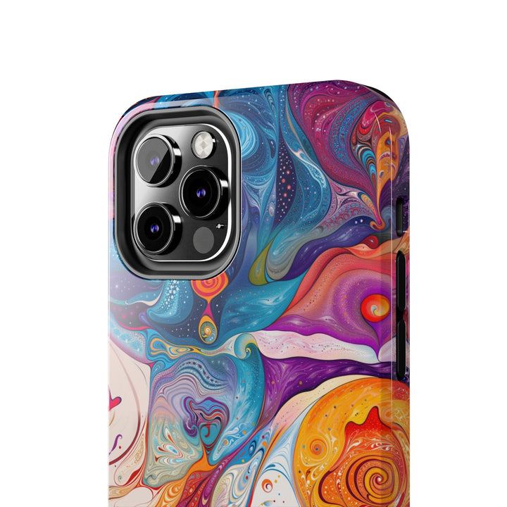 Psychedelic Spiritual Vortex - Tough Phone Case - Phone Case - g(0D·IO) - iPhone 13 Mini - -