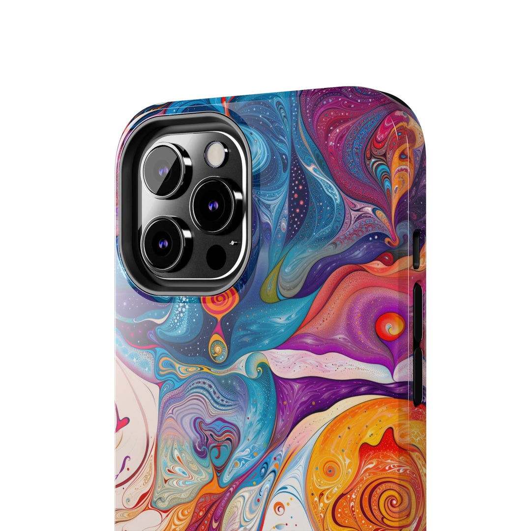 Psychedelic Spiritual Vortex - Tough Phone Case - Phone Case - g(0D·IO) - iPhone 13 Mini - -