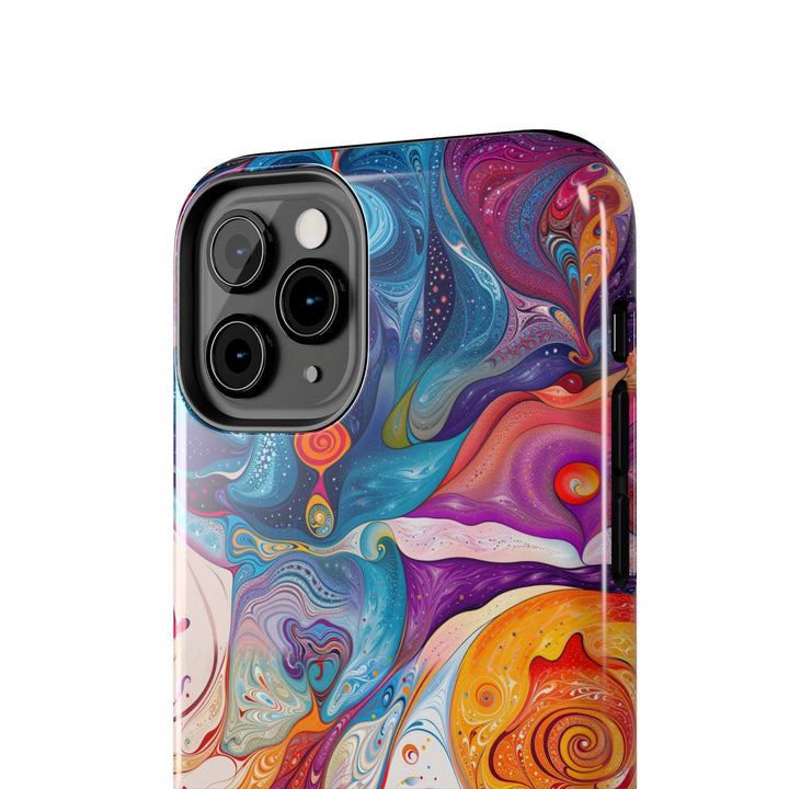 Psychedelic Spiritual Vortex - Tough Phone Case - Phone Case - g(0D·IO) - iPhone 13 Mini - -