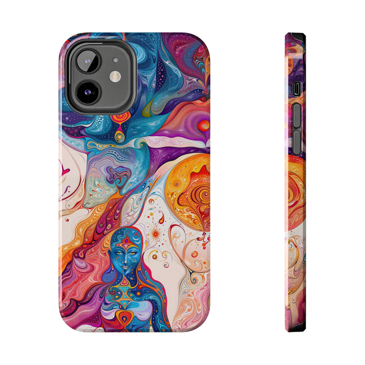 Psychedelic Spiritual Vortex - Tough Phone Case - Phone Case - g(0D·IO) - iPhone 12 - -