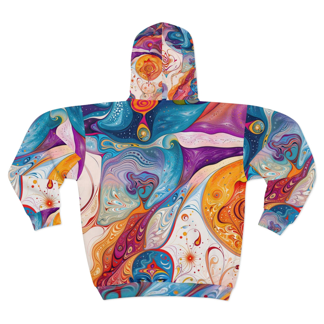 Psychedelic Spiritual Vortex - Unisex Zip Hoodie - All Over Prints - g(0D·IO) - XS - -