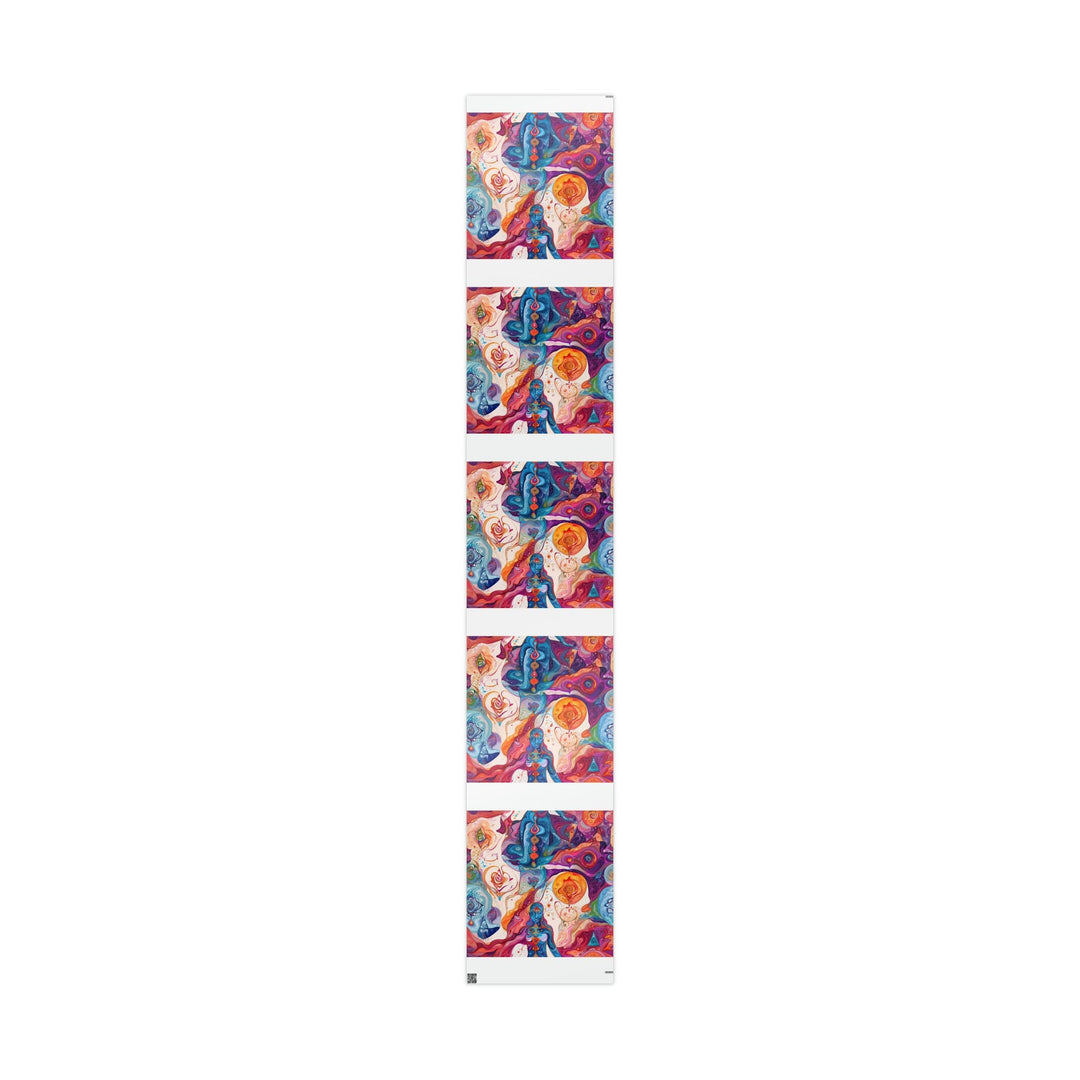 Psychedelic Spiritual Vortex - Wrapping Paper - Home Decor - g(0D·IO) - 30" x 180" - Glossy -
