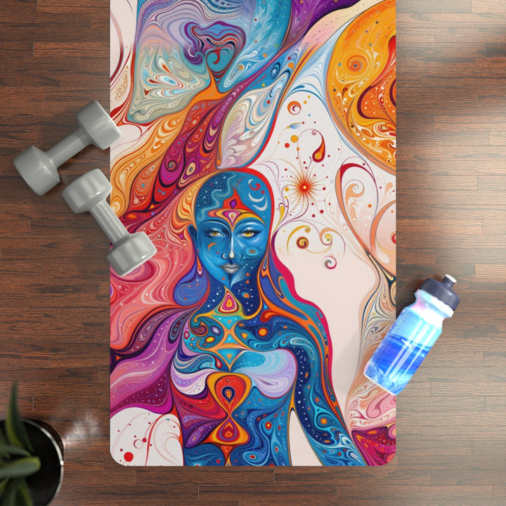 Psychedelic Spiritual Vortex - Yoga Mat - Home Decor - g(0D·IO) - 24” x 68” - -