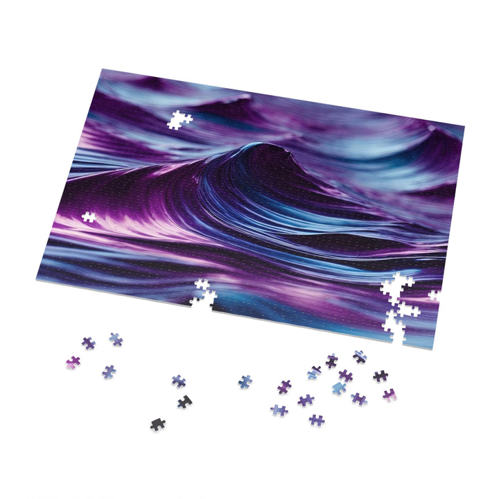 Purple Ocean Waves - Jigsaw Puzzle (100, 252, 500, 1000 pieces) - Puzzle - g(0D·IO) - 29.25" × 19.75" (1000 pcs) - -