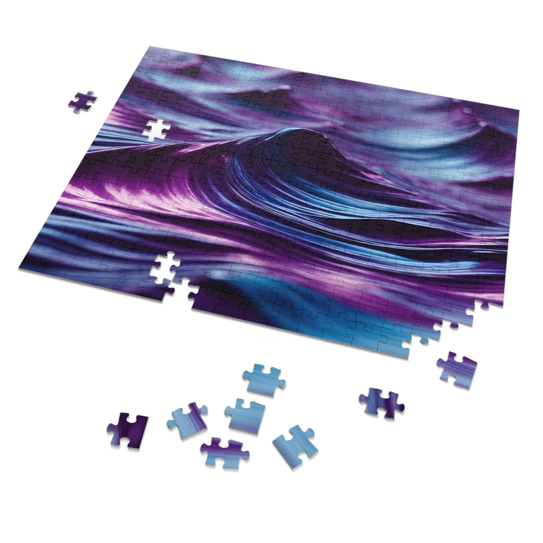 Purple Ocean Waves - Jigsaw Puzzle (100, 252, 500, 1000 pieces) - Puzzle - g(0D·IO) - 29.25" × 19.75" (1000 pcs) - -