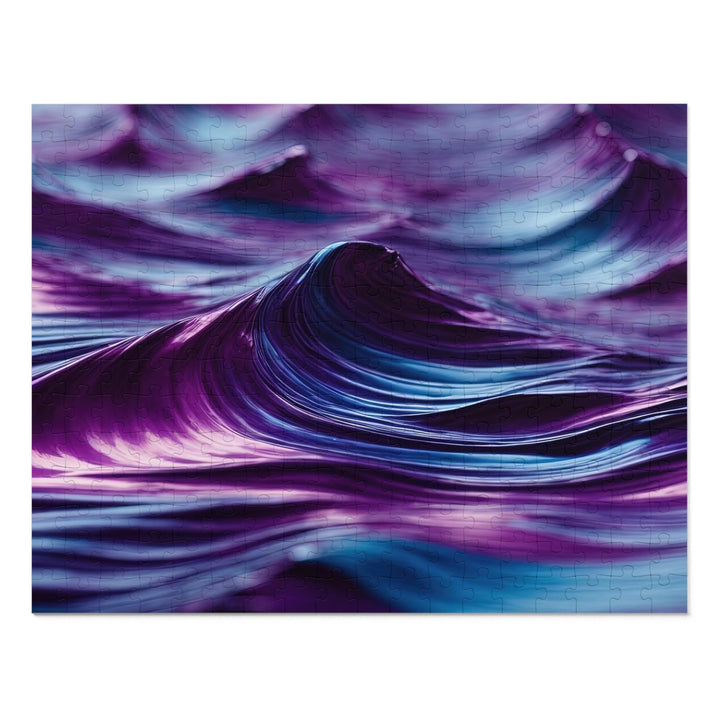 Purple Ocean Waves - Jigsaw Puzzle (100, 252, 500, 1000 pieces) - Puzzle - g(0D·IO) - 14" × 11" (252 pcs) - -