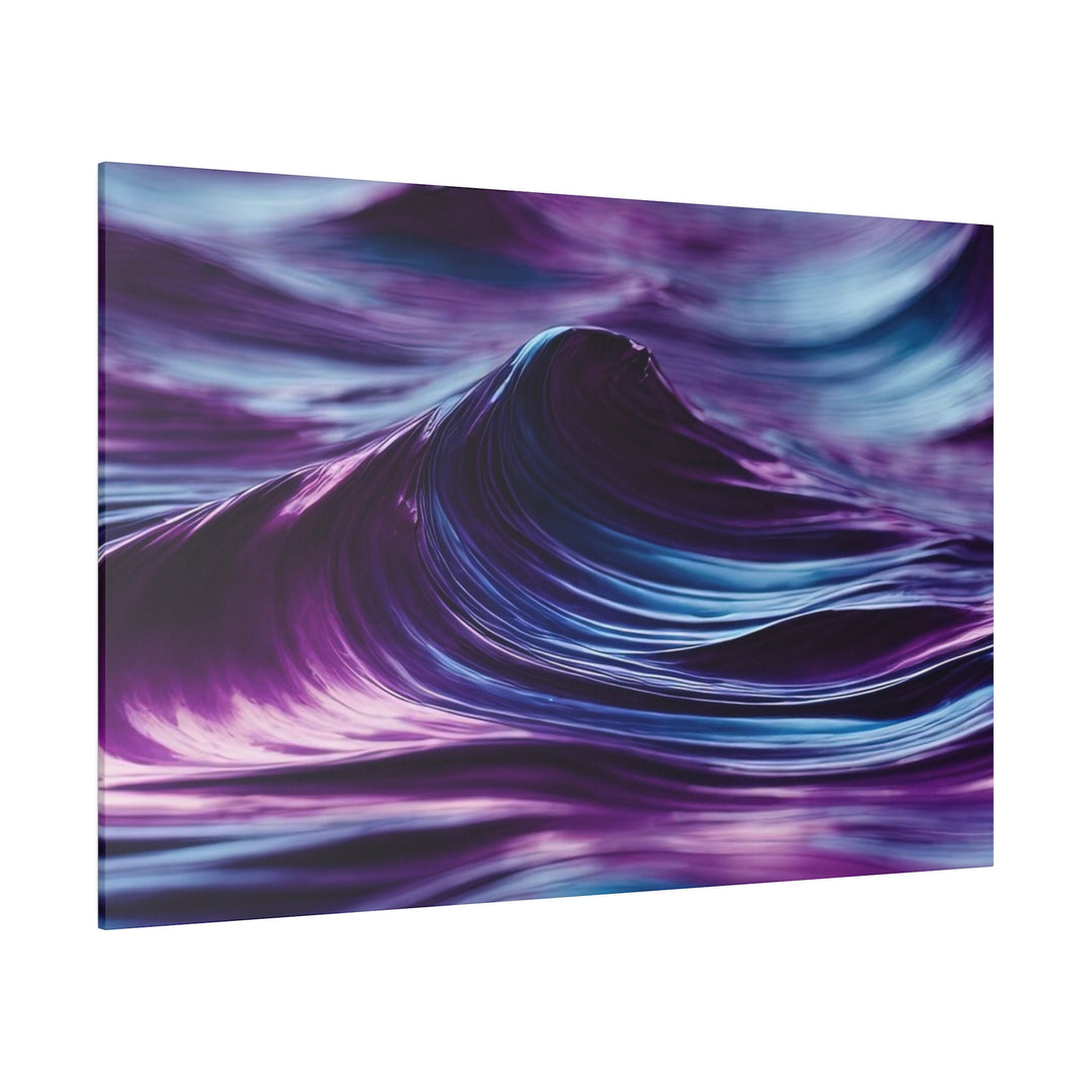 Purple Ocean Waves - Matte Canvas - Canvas - g(0D·IO) - 32" x 32" (Square) - 0.75'' -