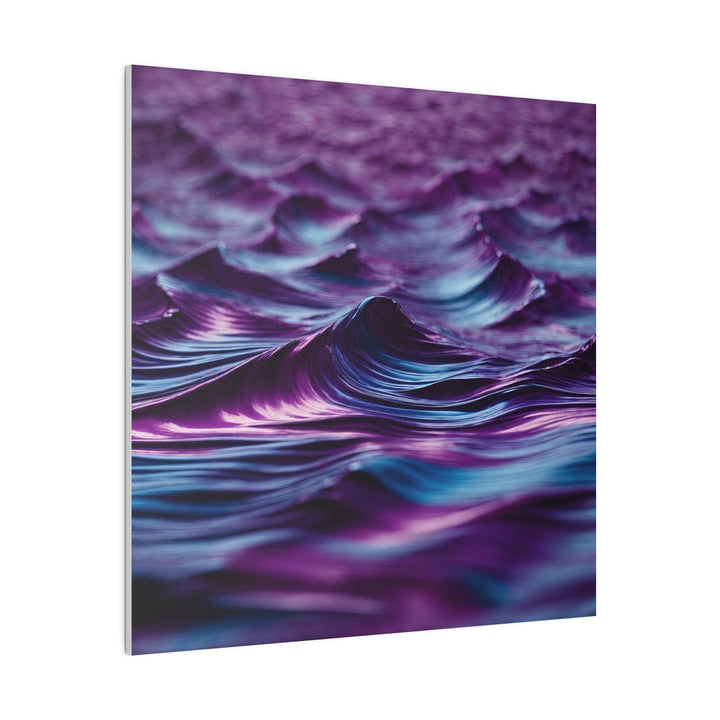 Purple Ocean Waves - Matte Canvas - Canvas - g(0D·IO) - 32" x 32" (Square) - 0.75'' -