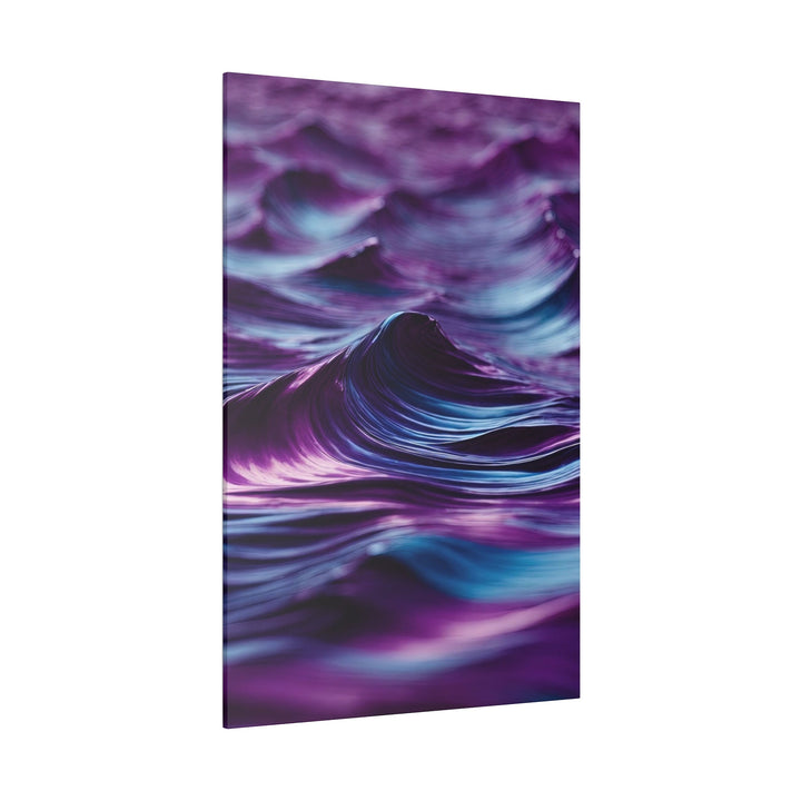 Purple Ocean Waves - Matte Canvas - Canvas - g(0D·IO) - 32" x 32" (Square) - 0.75'' -