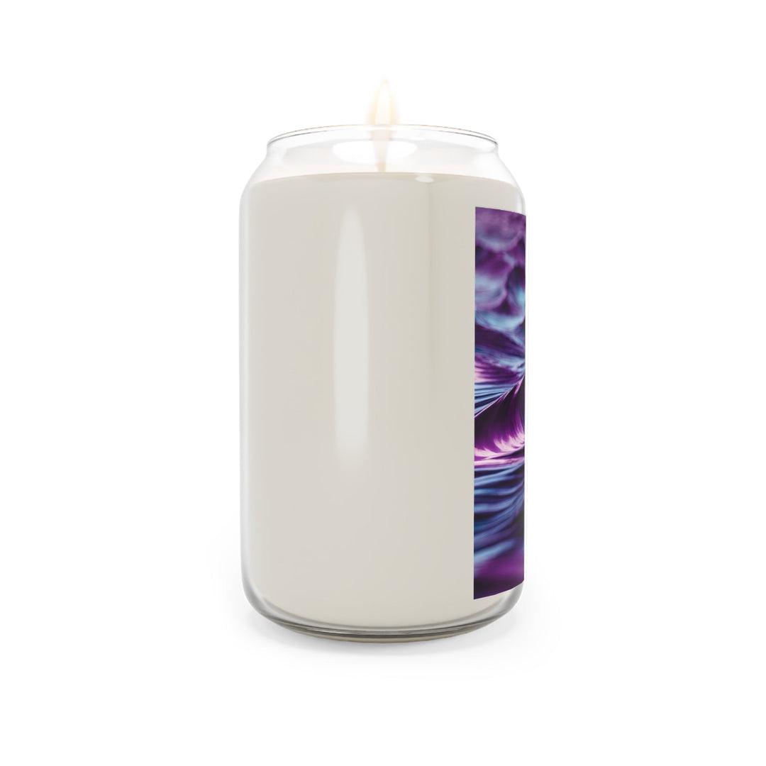 Purple Ocean Waves - Scented Candle - Home Decor - g(0D·IO) - Vanilla Bean - 13.75oz -