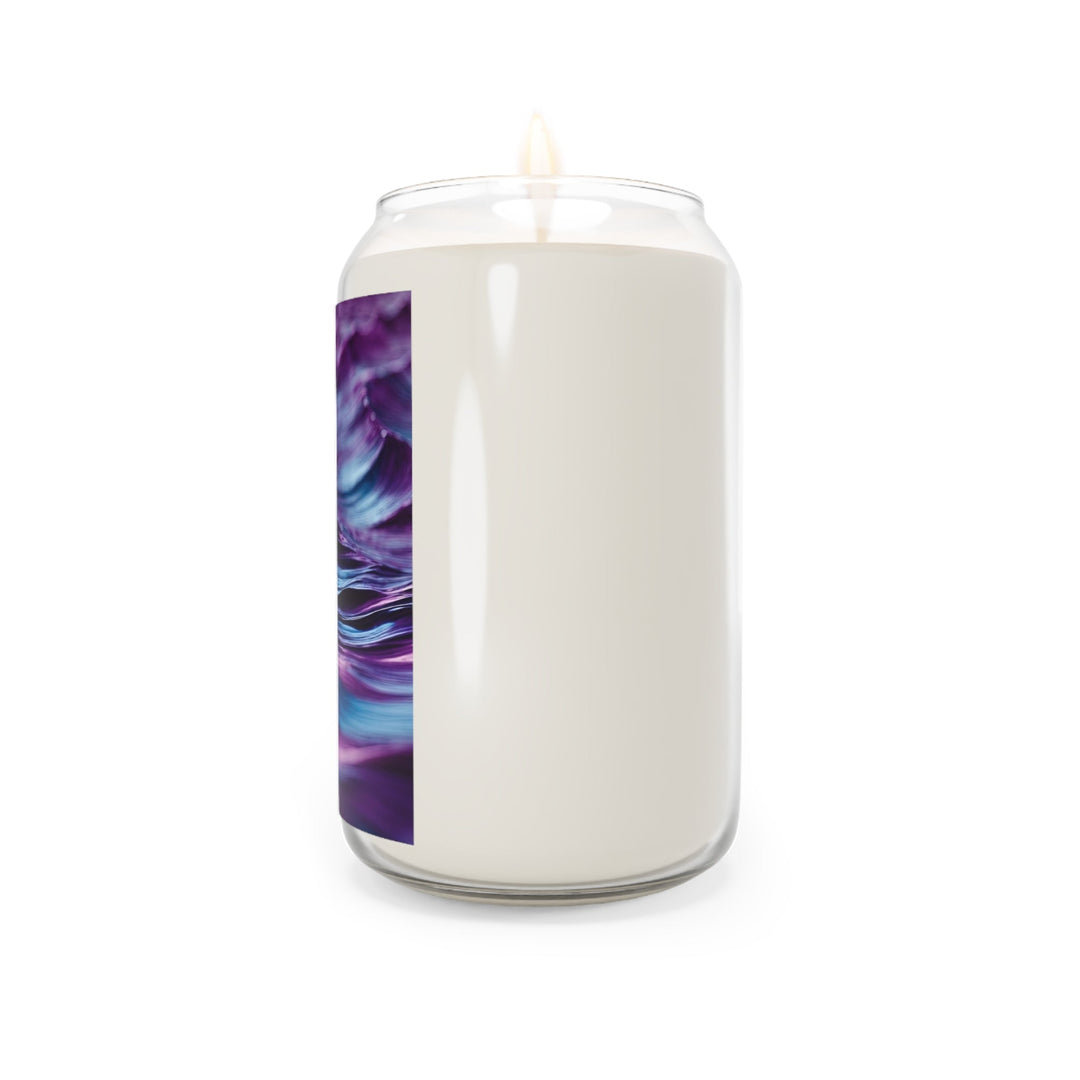 Purple Ocean Waves - Scented Candle - Home Decor - g(0D·IO) - Vanilla Bean - 13.75oz -