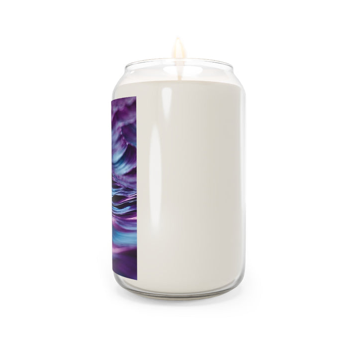 Purple Ocean Waves - Scented Candle - Home Decor - g(0D·IO) - Vanilla Bean - 13.75oz -