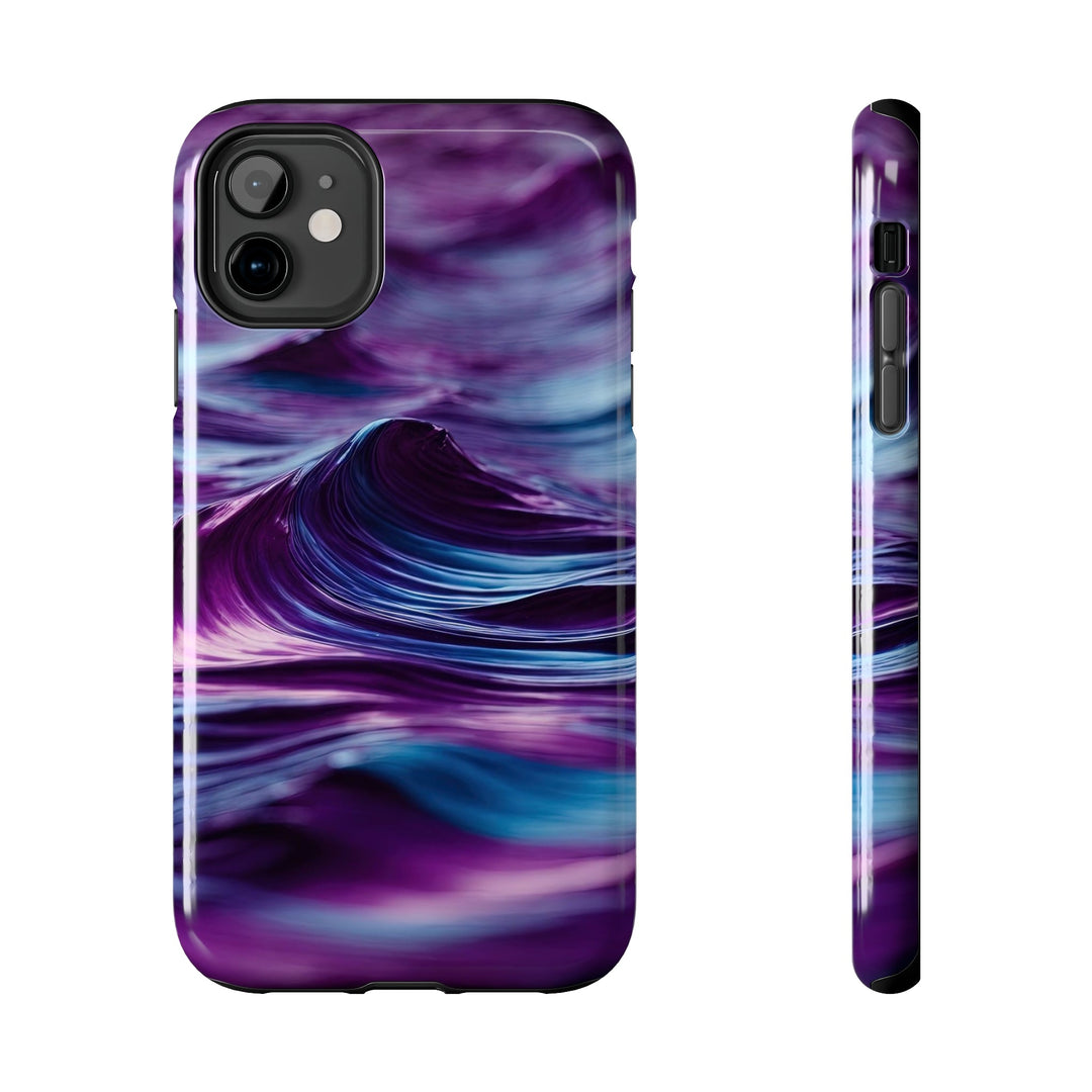 Purple Ocean Waves - Tough Phone Case - Phone Case - g(0D·IO) - iPhone 11 - -