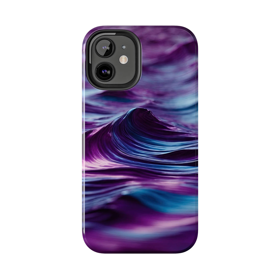 Purple Ocean Waves - Tough Phone Case - Phone Case - g(0D·IO) - iPhone 13 Mini - -