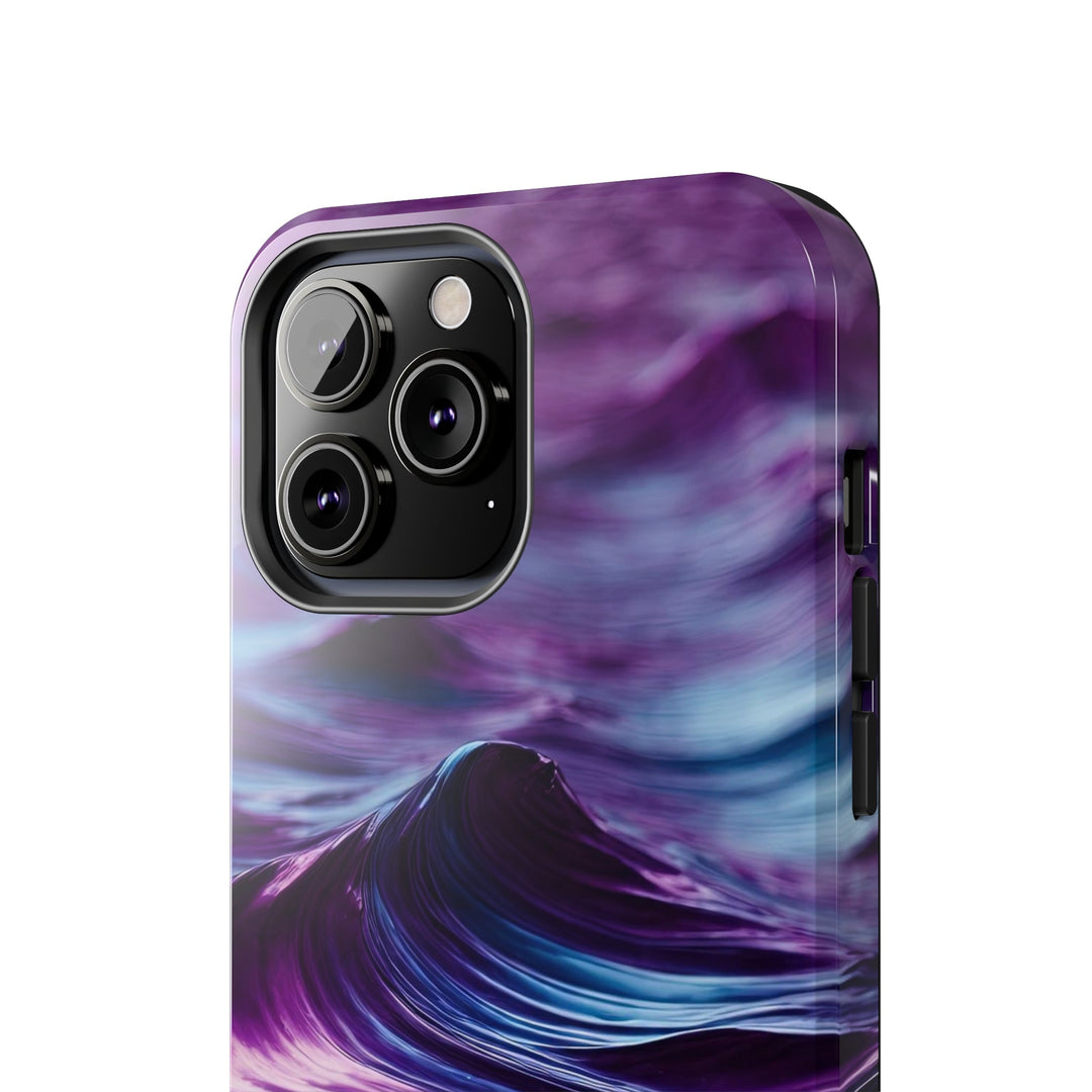 Purple Ocean Waves - Tough Phone Case - Phone Case - g(0D·IO) - iPhone 13 Mini - -