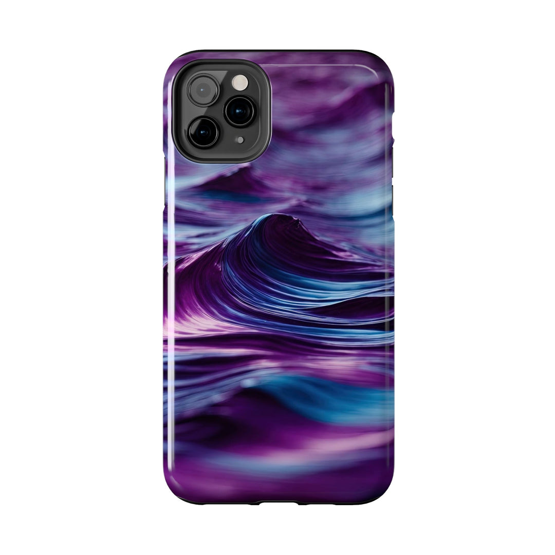 Purple Ocean Waves - Tough Phone Case - Phone Case - g(0D·IO) - iPhone 13 Mini - -