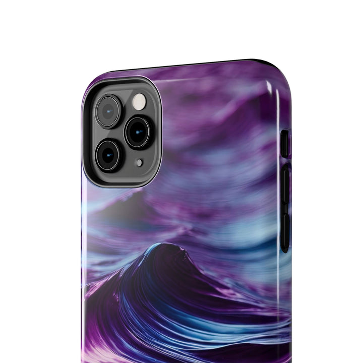 Purple Ocean Waves - Tough Phone Case - Phone Case - g(0D·IO) - iPhone 13 Mini - -