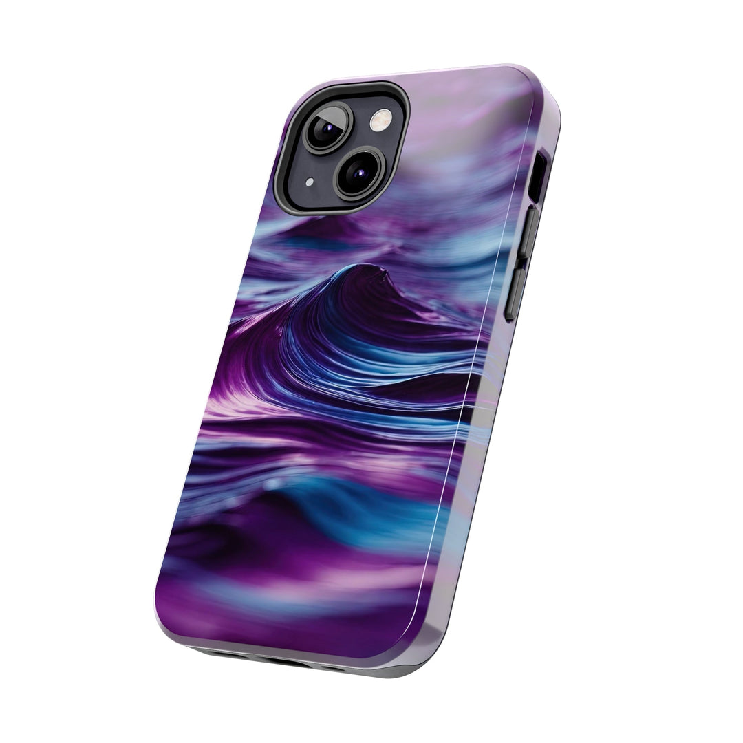 Purple Ocean Waves - Tough Phone Case - Phone Case - g(0D·IO) - iPhone 13 Mini - -