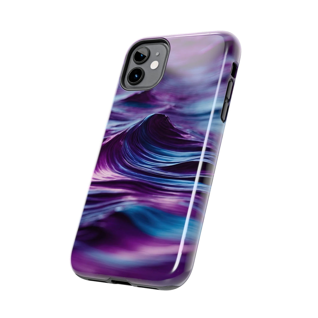 Purple Ocean Waves - Tough Phone Case - Phone Case - g(0D·IO) - iPhone 13 Mini - -