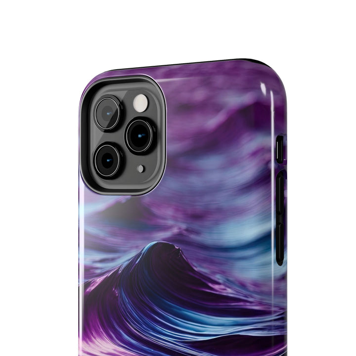 Purple Ocean Waves - Tough Phone Case - Phone Case - g(0D·IO) - iPhone 13 Mini - -