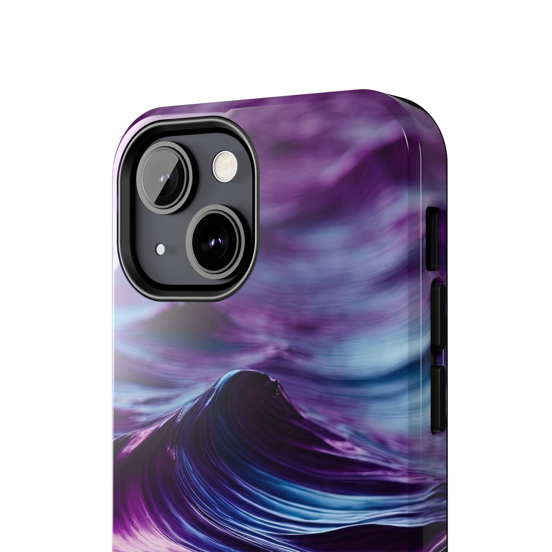 Purple Ocean Waves - Tough Phone Case - Phone Case - g(0D·IO) - iPhone 13 Mini - -