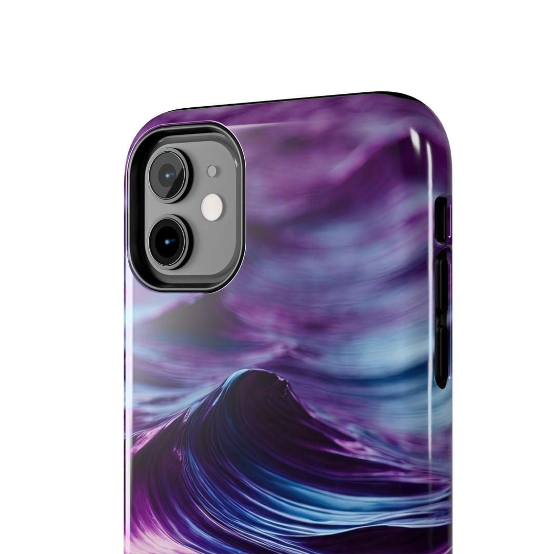 Purple Ocean Waves - Tough Phone Case - Phone Case - g(0D·IO) - iPhone 13 Mini - -