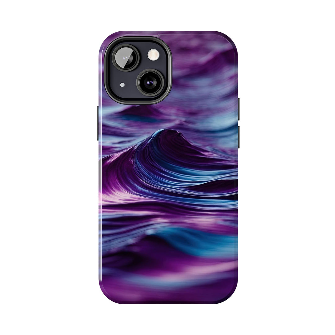 Purple Ocean Waves - Tough Phone Case - Phone Case - g(0D·IO) - iPhone 13 Mini - -