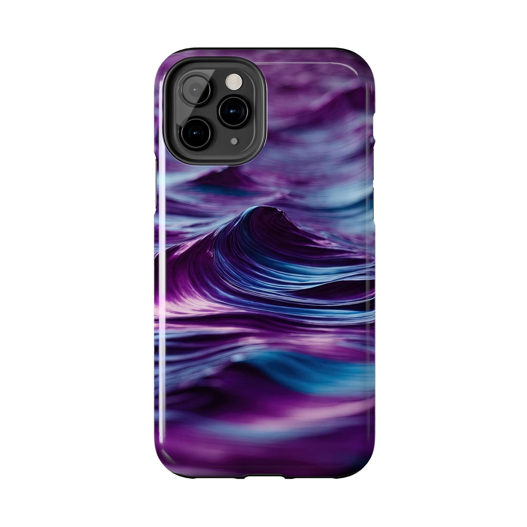 Purple Ocean Waves - Tough Phone Case - Phone Case - g(0D·IO) - iPhone 13 Mini - -