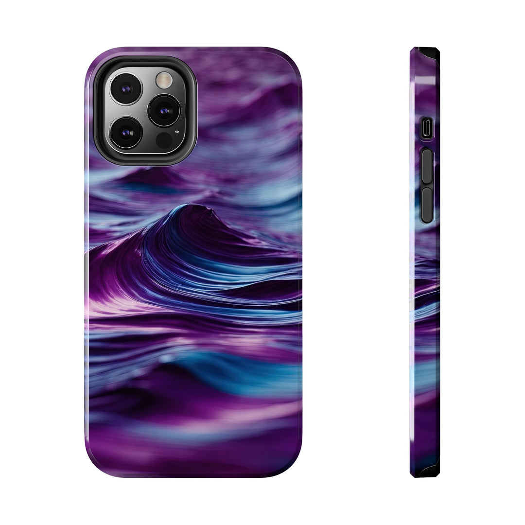 Purple Ocean Waves - Tough Phone Case - Phone Case - g(0D·IO) - iPhone 12 Pro - -