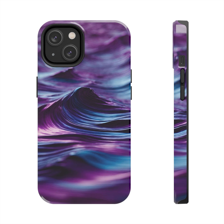 Purple Ocean Waves - Tough Phone Case - Phone Case - g(0D·IO) - iPhone 14 - -