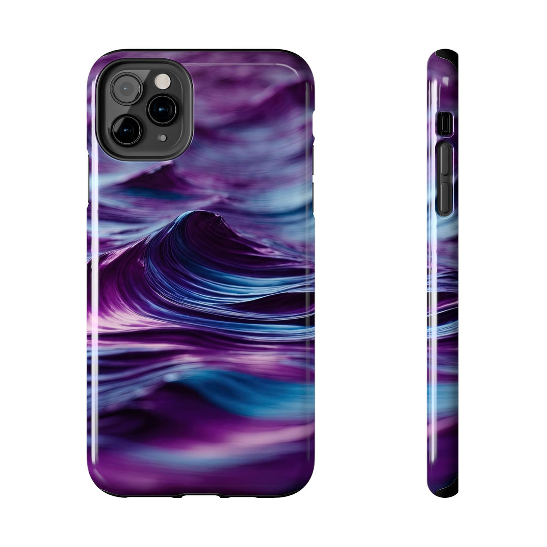 Purple Ocean Waves - Tough Phone Case - Phone Case - g(0D·IO) - iPhone 11 Pro Max - -