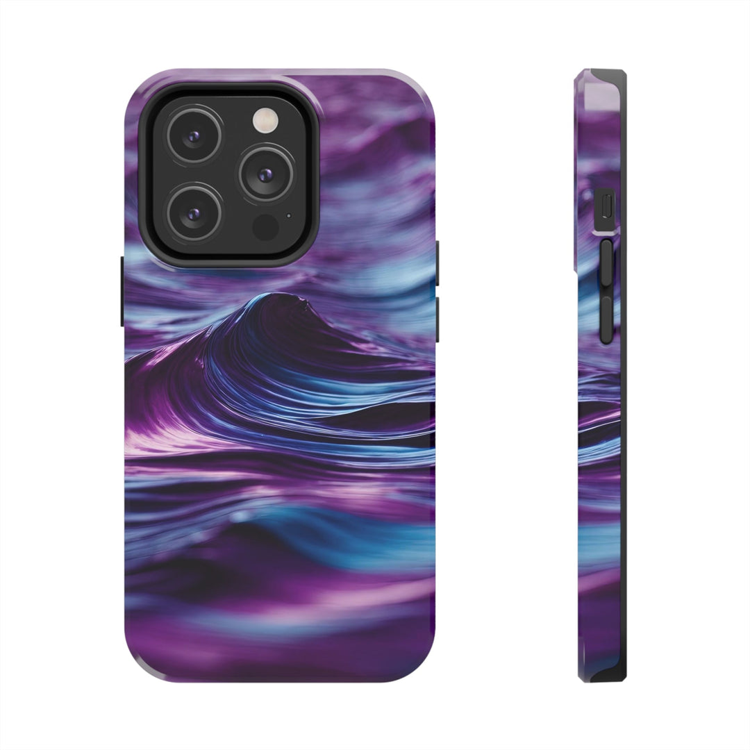 Purple Ocean Waves - Tough Phone Case - Phone Case - g(0D·IO) - iPhone 14 Pro - -