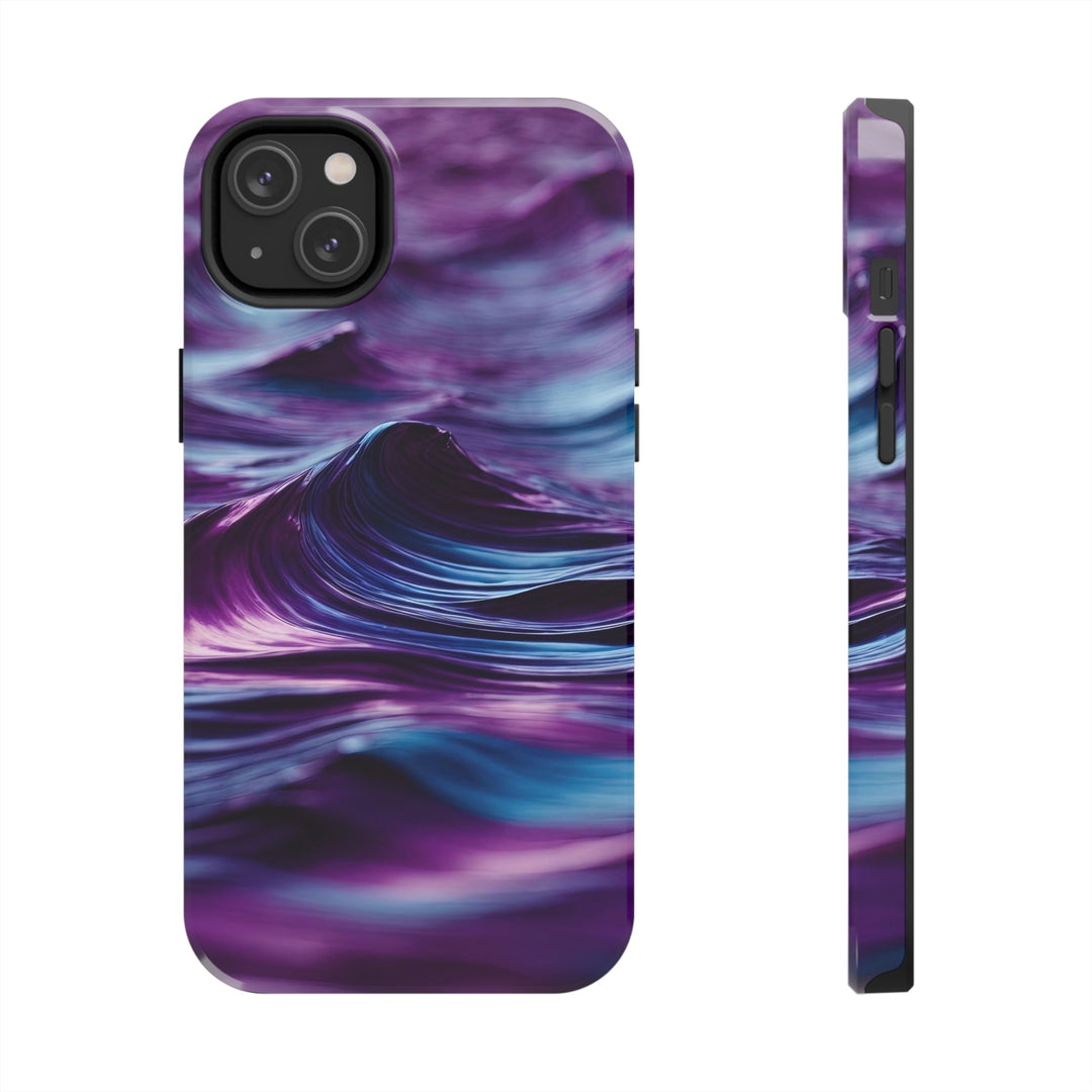 Purple Ocean Waves - Tough Phone Case - Phone Case - g(0D·IO) - iPhone 14 Plus - -