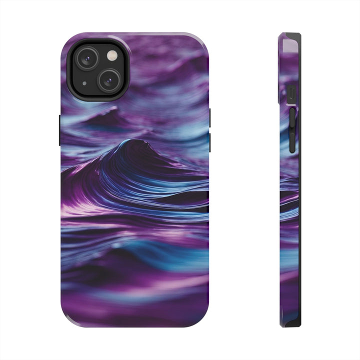 Purple Ocean Waves - Tough Phone Case - Phone Case - g(0D·IO) - iPhone 14 Plus - -