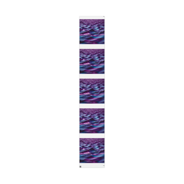 Purple Ocean Waves - Wrapping Paper - Home Decor - g(0D·IO) - 30" x 180" - Matte -