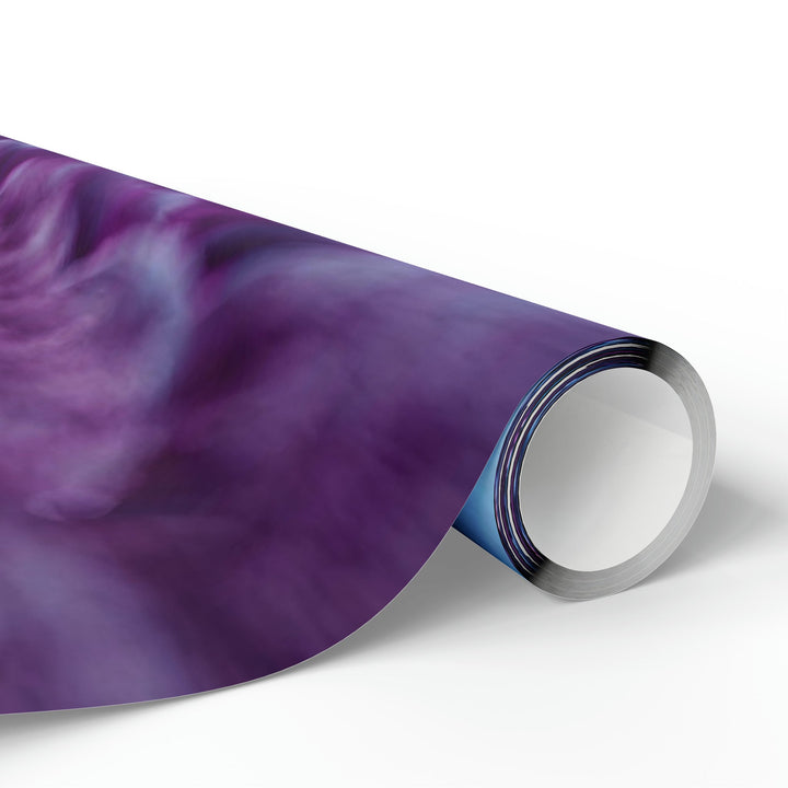 Purple Ocean Waves - Wrapping Paper - Home Decor - g(0D·IO) - 30'' x 72'' - Matte -