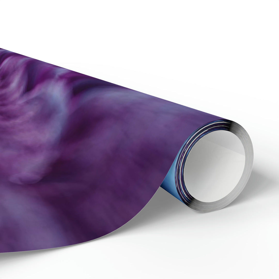 Purple Ocean Waves - Wrapping Paper - Home Decor - g(0D·IO) - 30'' x 72'' - Matte -