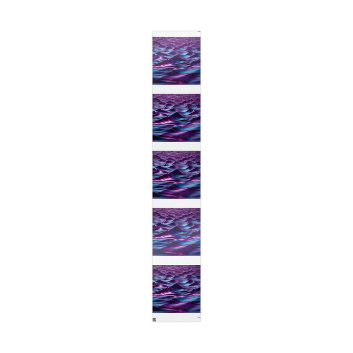 Purple Ocean Waves - Wrapping Paper - Home Decor - g(0D·IO) - 30" x 180" - Glossy -
