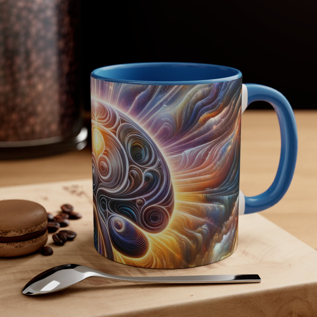 Radiant Consciousness Awakening - Accent Coffee Mug - Mug - g(0D·IO) - Pink - 11oz -