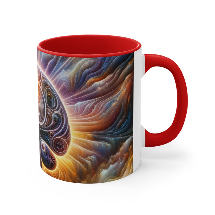 Radiant Consciousness Awakening - Accent Coffee Mug - Mug - g(0D·IO) - Pink - 11oz -