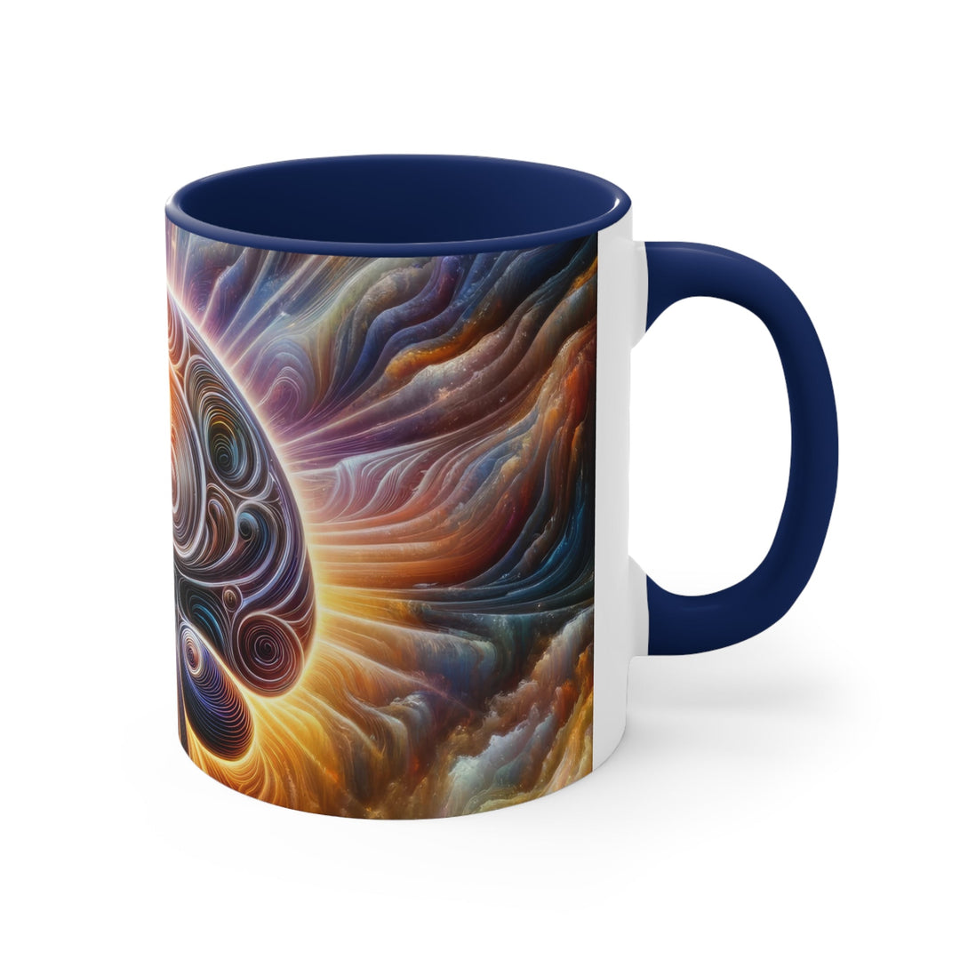 Radiant Consciousness Awakening - Accent Coffee Mug - Mug - g(0D·IO) - Pink - 11oz -