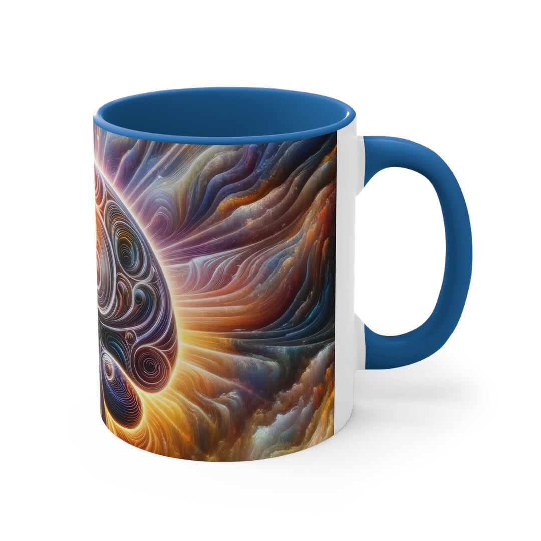 Radiant Consciousness Awakening - Accent Coffee Mug - Mug - g(0D·IO) - Pink - 11oz -
