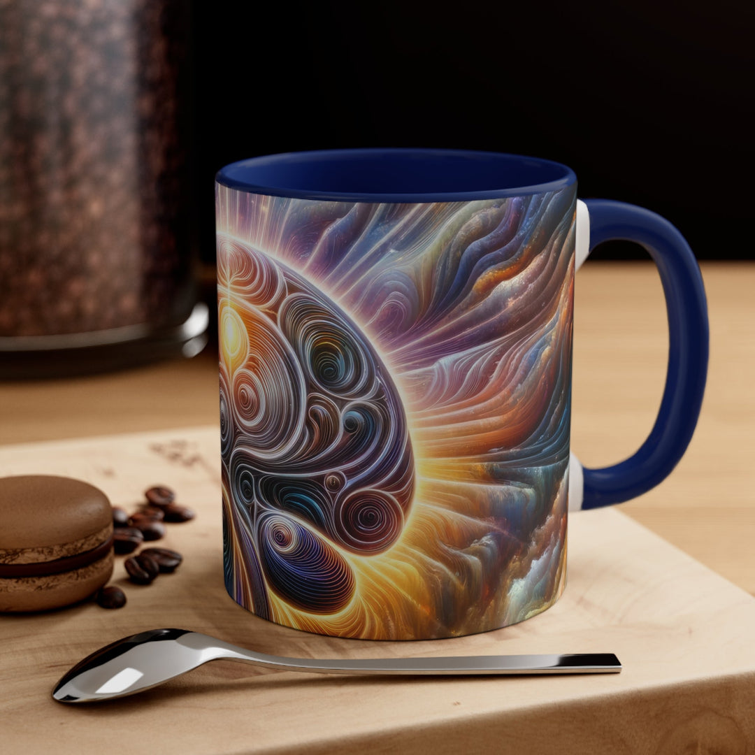 Radiant Consciousness Awakening - Accent Coffee Mug - Mug - g(0D·IO) - Pink - 11oz -