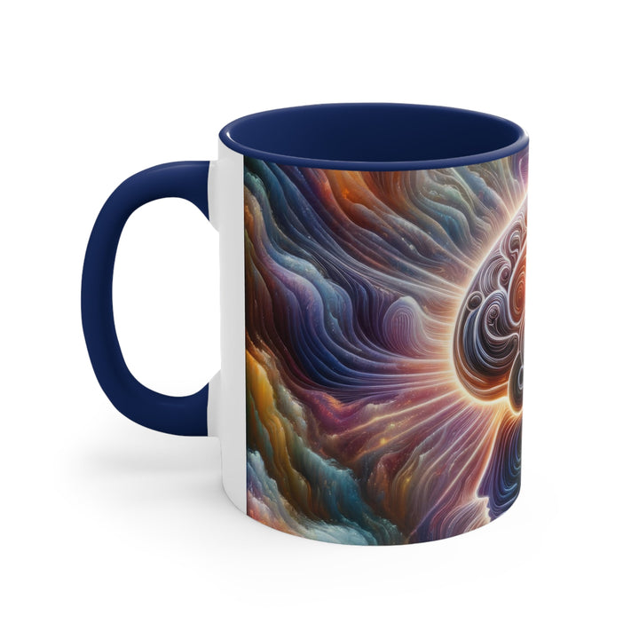 Radiant Consciousness Awakening - Accent Coffee Mug - Mug - g(0D·IO) - Pink - 11oz -