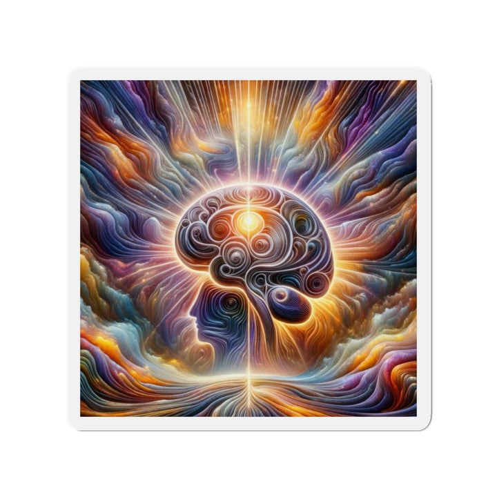 Radiant Consciousness Awakening - Die-cut Magnet - Home Decor - g(0D·IO) - 4" x 4" - Die-Cut - 1 pc