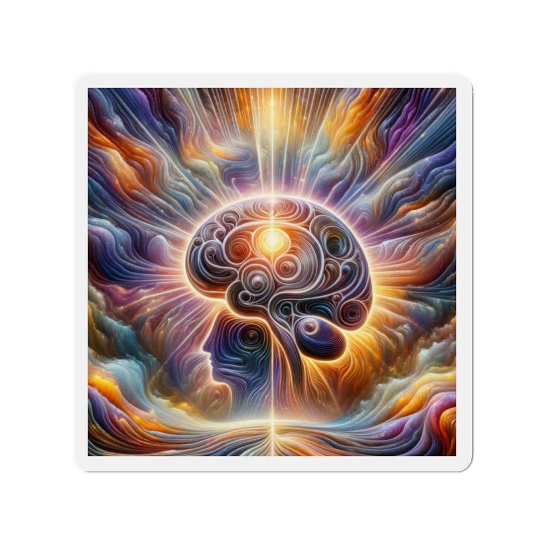 Radiant Consciousness Awakening - Die-cut Magnet - Home Decor - g(0D·IO) - 2" x 2" - Die-Cut - 1 pc