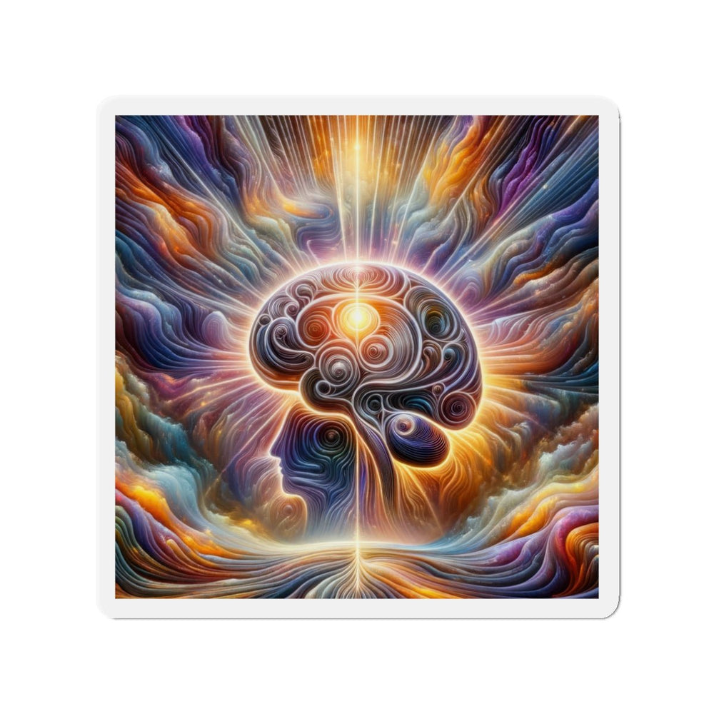 Radiant Consciousness Awakening - Die-cut Magnet - Home Decor - g(0D·IO) - 3" x 3" - Die-Cut - 1 pc